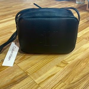 CALVIN KLEIN Faux Leather Crossbody Bag